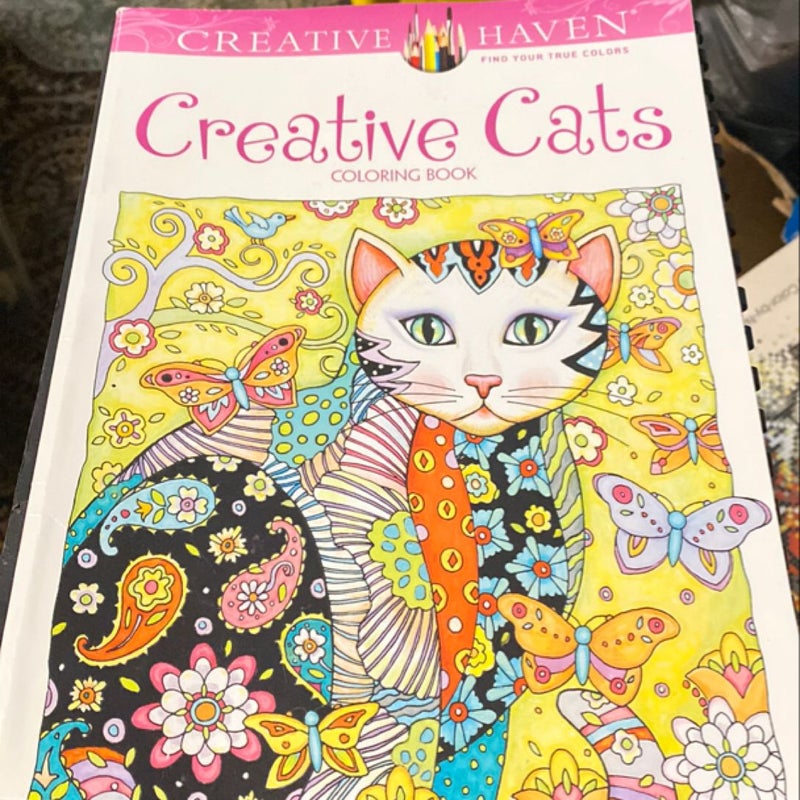 Creative Haven Creative Cats Coloring Book