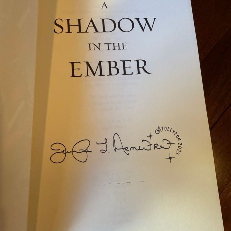 *Stamp Signed* Apollycon A Shadow in the Ember by Jennifer L Armentrout