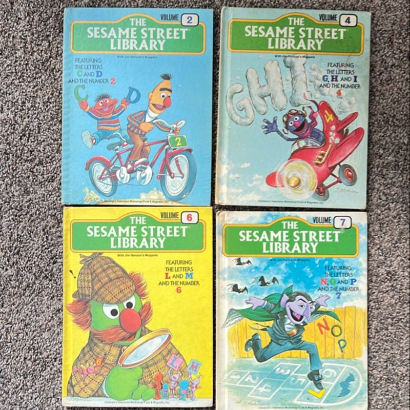 Vintage Sesame Street Library 