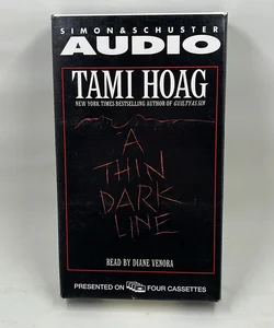 A thin, dark line book on tape