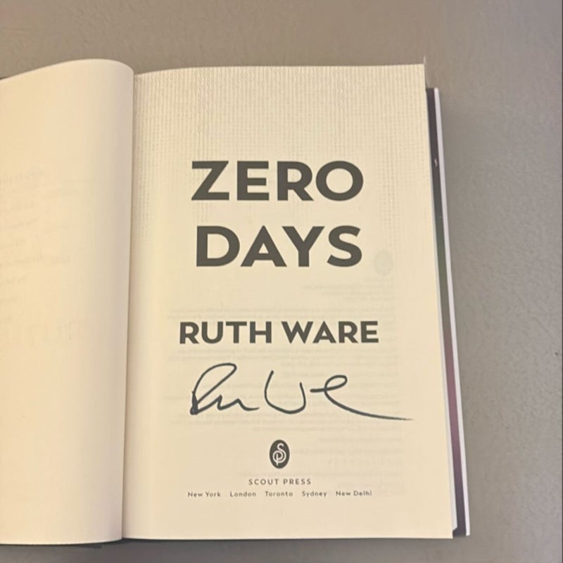 Zero Days (SIGNED!!! First Edition)