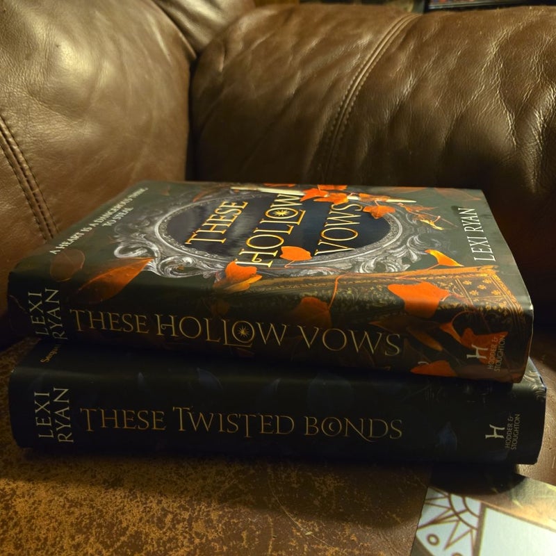 Fairyloot signed first edition these hollow vows these twisted bonds