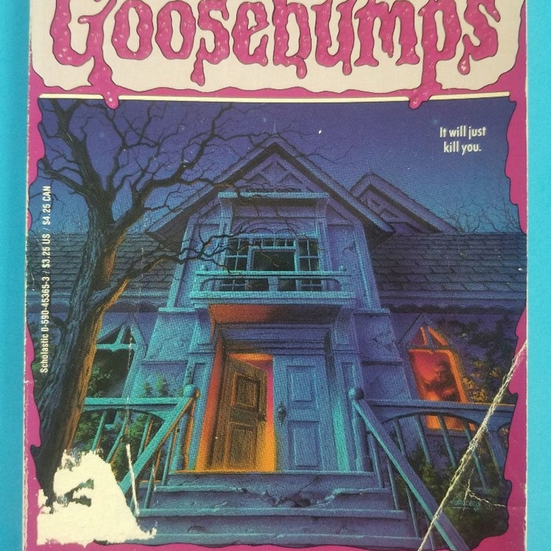 GOOSEBUMPS BOOK #1 WELCOME TO THE DEAD HOUSE 1992 SCHOLASTIC 1ST PRINTING/4TH ED
