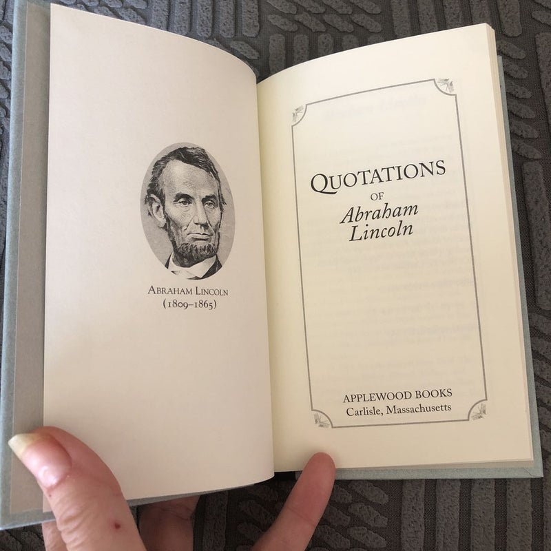 Quotations of Abraham Lincoln