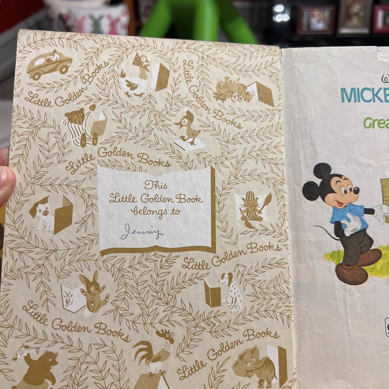 Mickey Mouse and the Great Lot Plot (Disney) - Little Golden Book