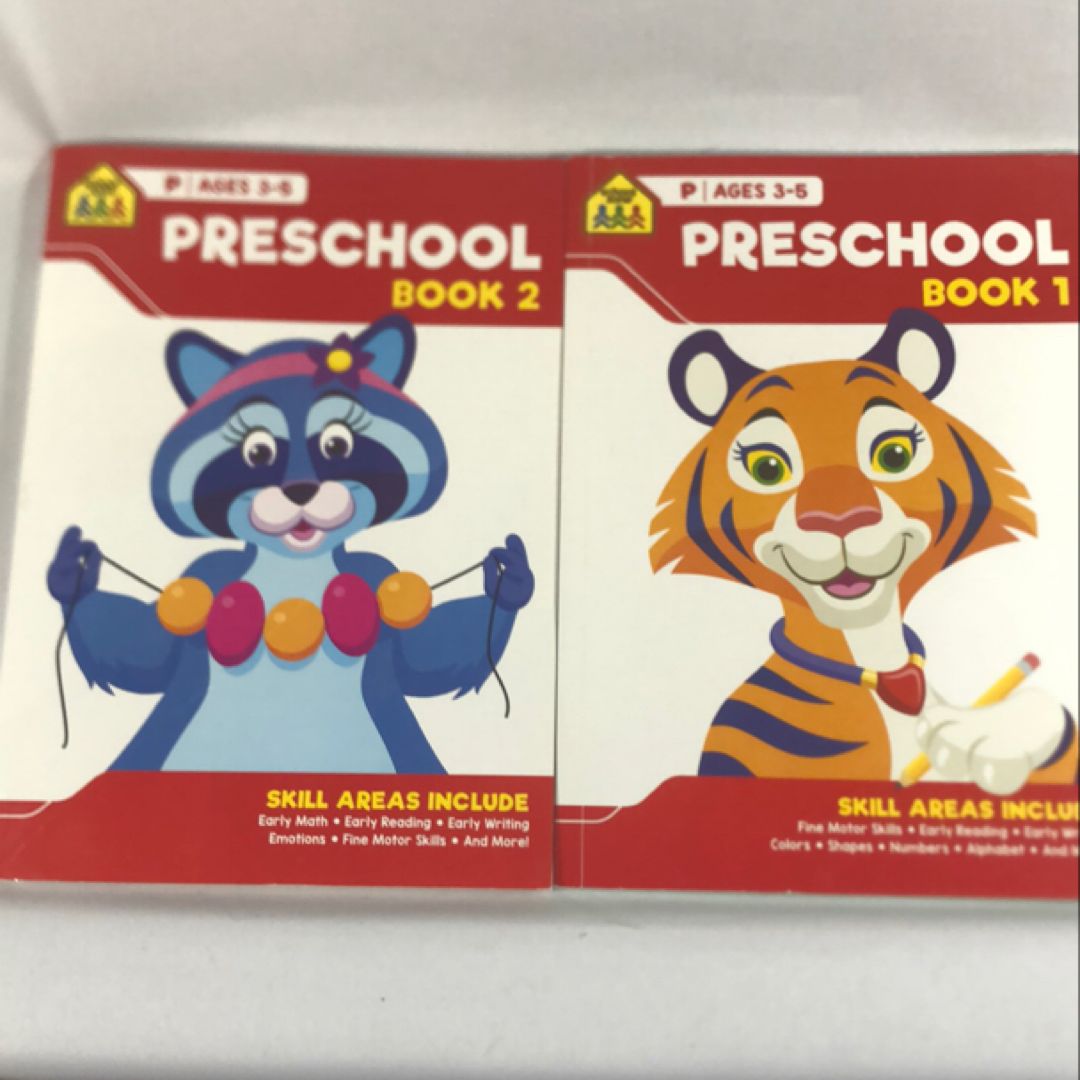 Preschool book 1&2 ages 3-5