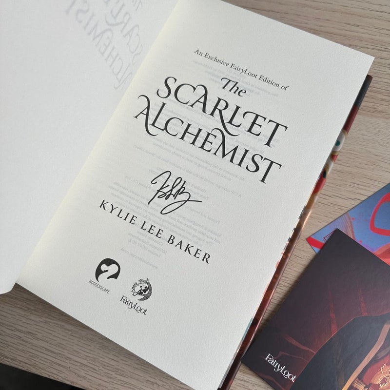 The Scarlett Alchemist - Signed Fairyloot Exclusive