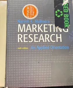 Marketing Research an Applied Orientation sixth edition