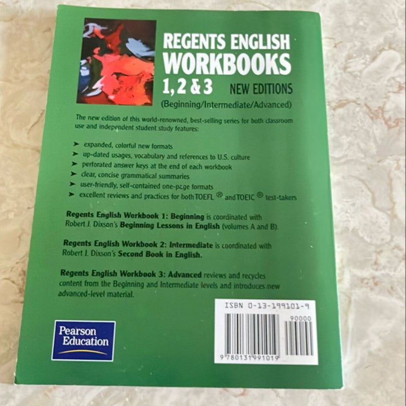 Regents English Workbook 2: Intermediate