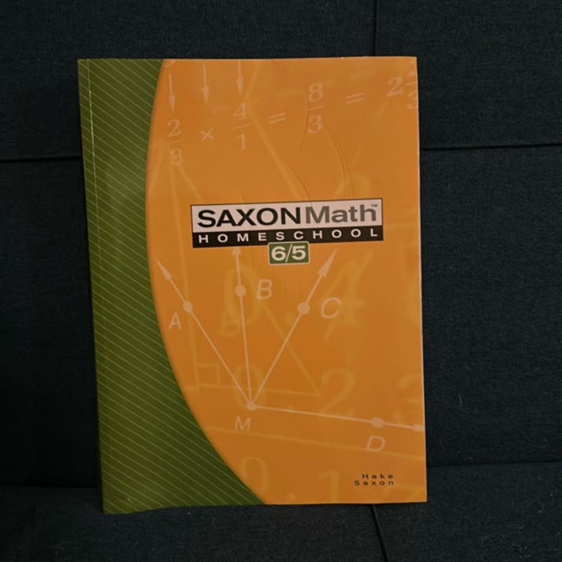 Saxon Math 6/5 Homeschool