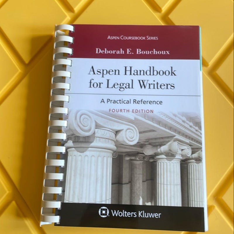 Aspen Handbook for Legal Writers