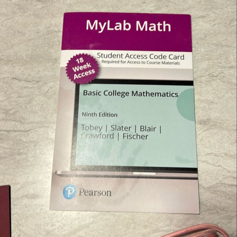 MyLab Math with Pearson EText -- 18 Week Access Card -- for Basic College Mathematics