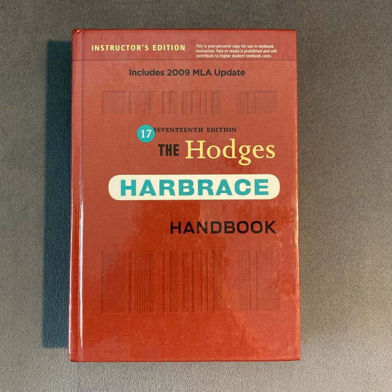 The Hodges Harbrace Handbook 