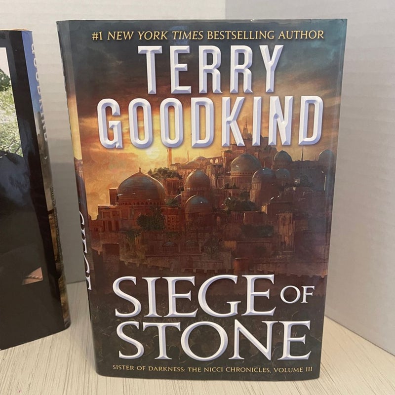 Terry Goodkind Sister of Darkness Nicci Chronicles #1-3 Hardcover