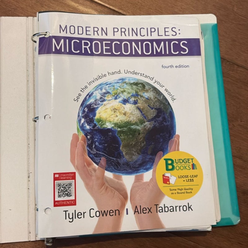 Modern Principles: Microeconomics