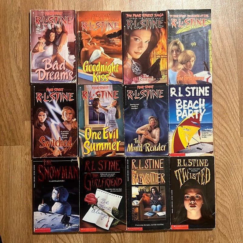 Fear Street & Point Horror lot of 12