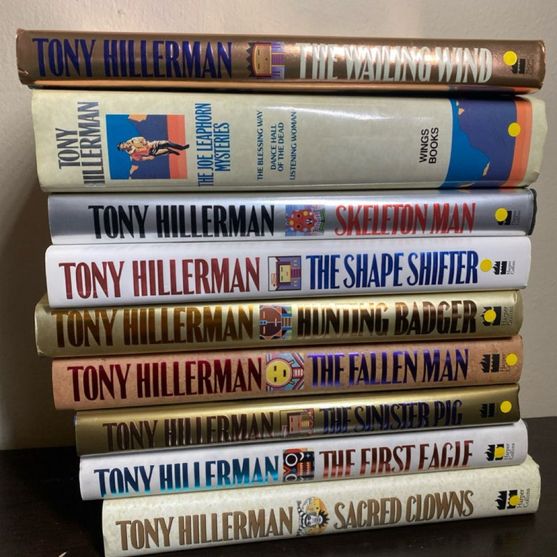 Tony Hillerman Joe Leaphorn Jim Chee Books Lot of 9