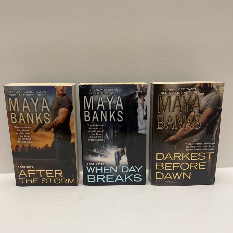 KGI Series (3 Book) Bundle (#8-10): After The Storm, When Day Breaks, & Darkest Before Dawn 