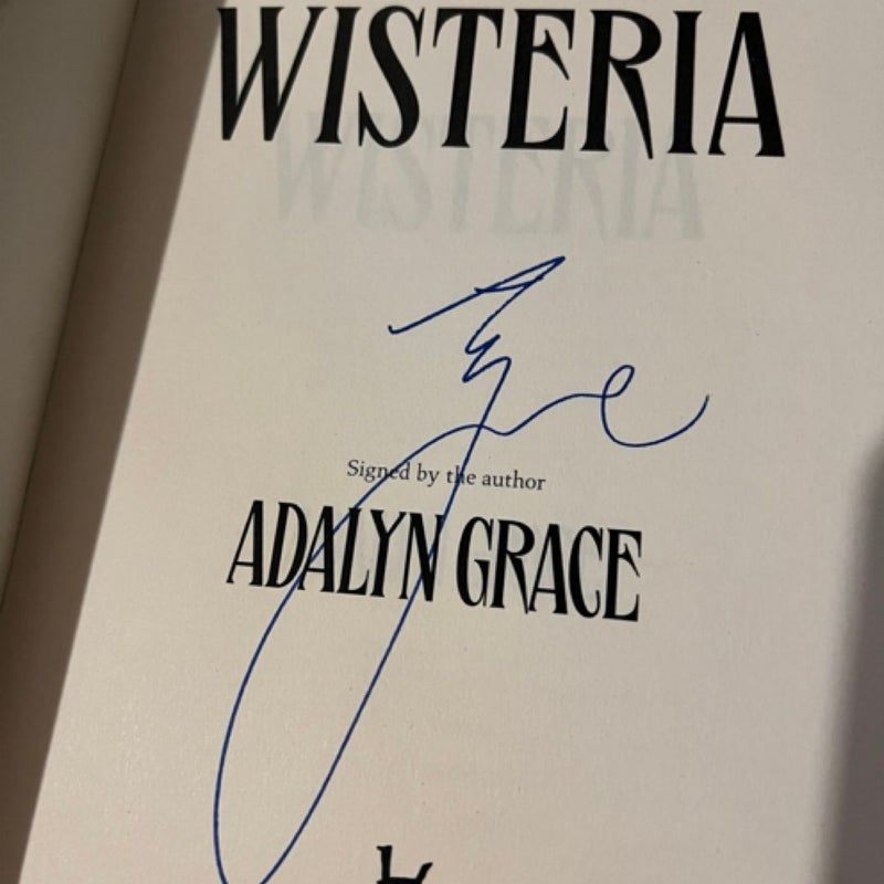 Wisteria - Waterstones Exclusive Signed 