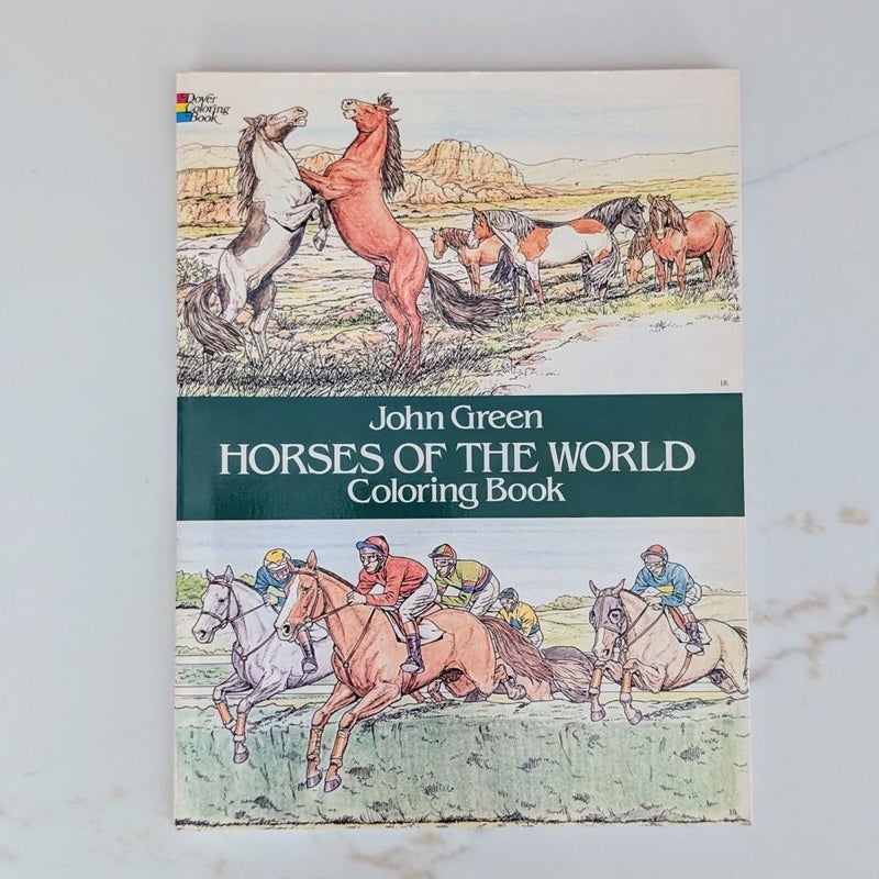 Horses of the World Coloring Book