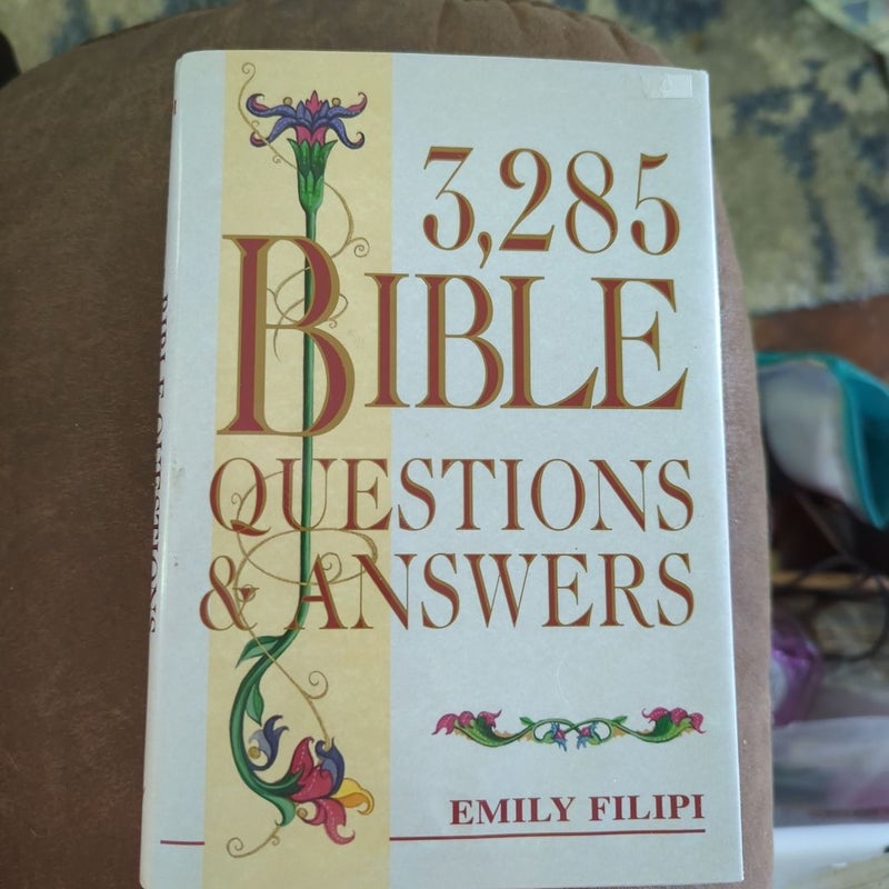 3,285 Bible Questions and Answers