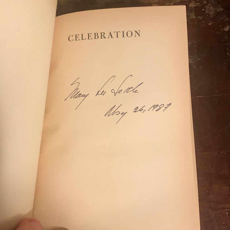 CELEBRATION- SIGNED Preview Edition!