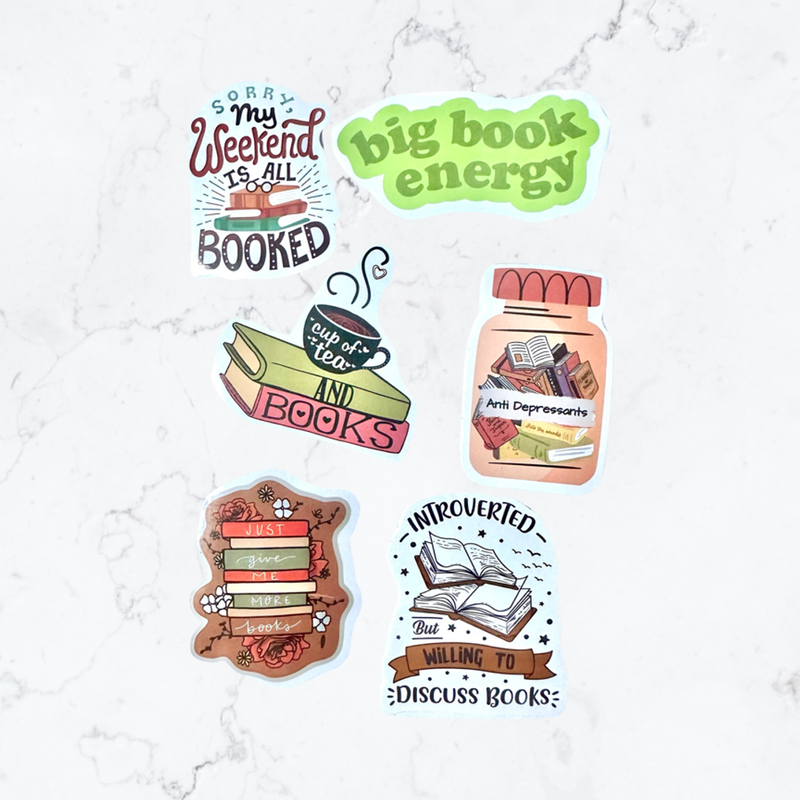 Book Lover Stickers 