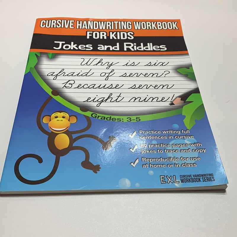 Cursive Handwriting Workbook for Kids