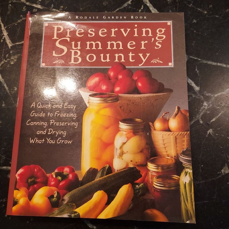 Preserving Summer's Bounty