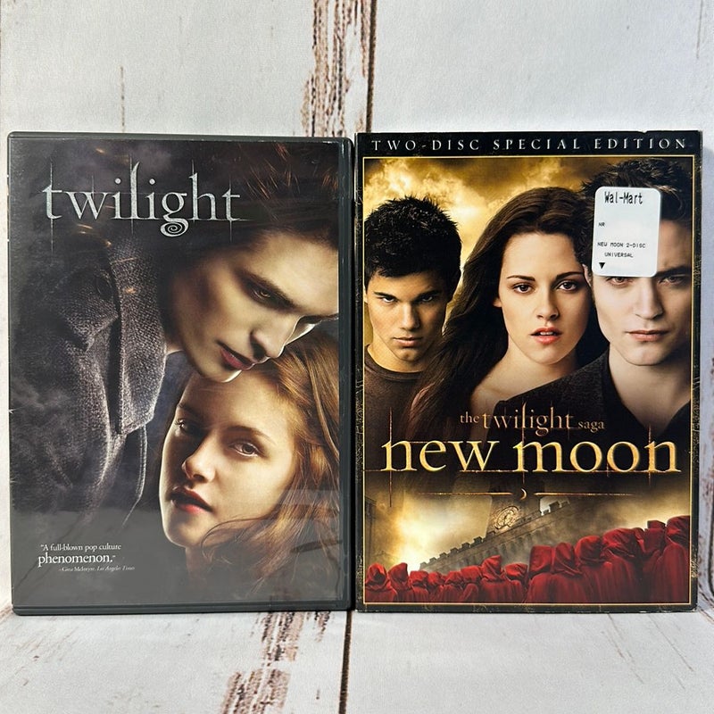 (2) Twilight Movies DVD Lot
