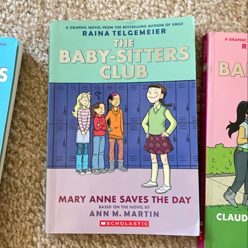 The Baby-Sitters Club Books 1, 3 & 4