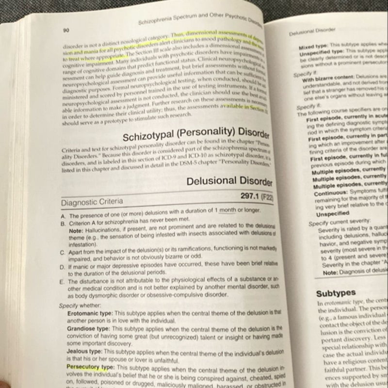 Diagnostic and Statistical Manual of Mental Disorders - DSM-5