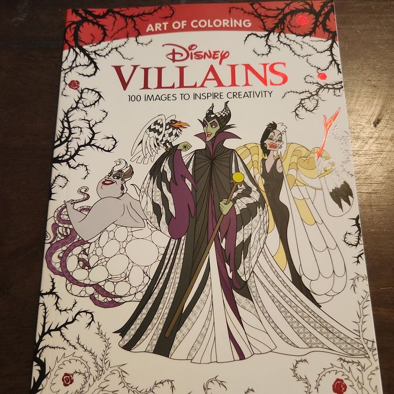 Art of Coloring: Disney Villains by Disney Book Group, Paperback