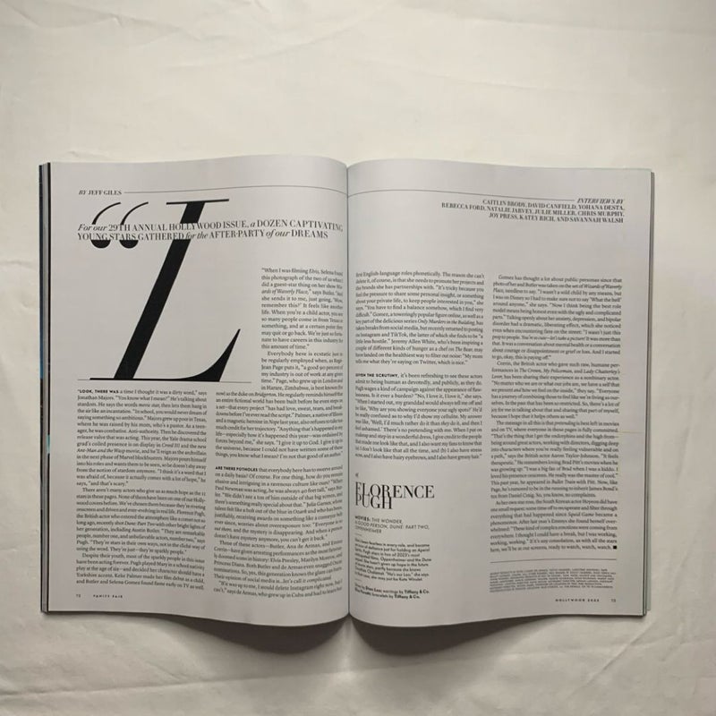 Vanity Fair The 29st Annual “Hollywood Issue” Issue 2023 Magazine