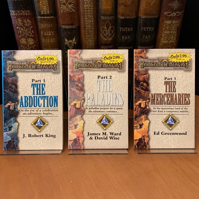 Complete Double Diamond Triangle Saga 1-9: The Abduction, The Paladins, The Mercanaries, Errand of Mercy, An Oppertunity for Profit, Conspiracy, Uneasy Alliances, Easy Betrayals, The Diamond, All First Edition First Printing
