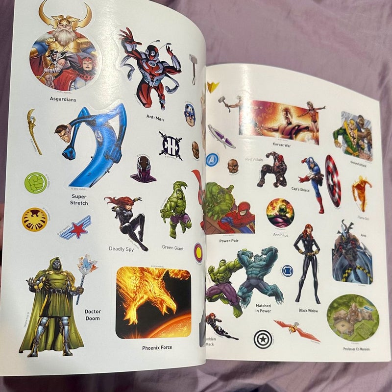 NEW! Ultimate Sticker Collection: Marvel: Heroes Unite!