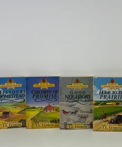 The Days of Laura Ingalls Wilder Series (1-4 Book) Bundle: Missouri Homestead, Children of Promise, Good Neighbors, & Home to the Prairie