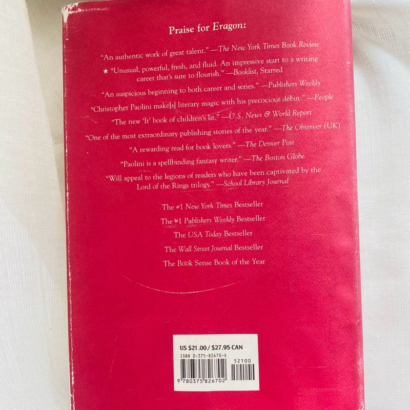 Christopher Paolini: Eldest (#2— 1st Edition) & Brisingr (#3— 1st Print/Edition)