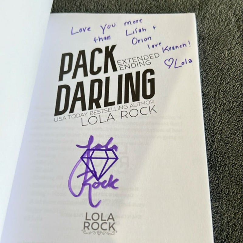 Pack Darling Extended Ending - SIGNED