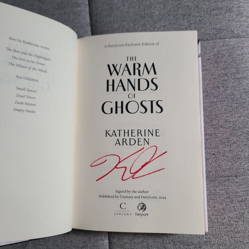 The Warm Hands of Ghosts (Signed Fairyloot Edition)