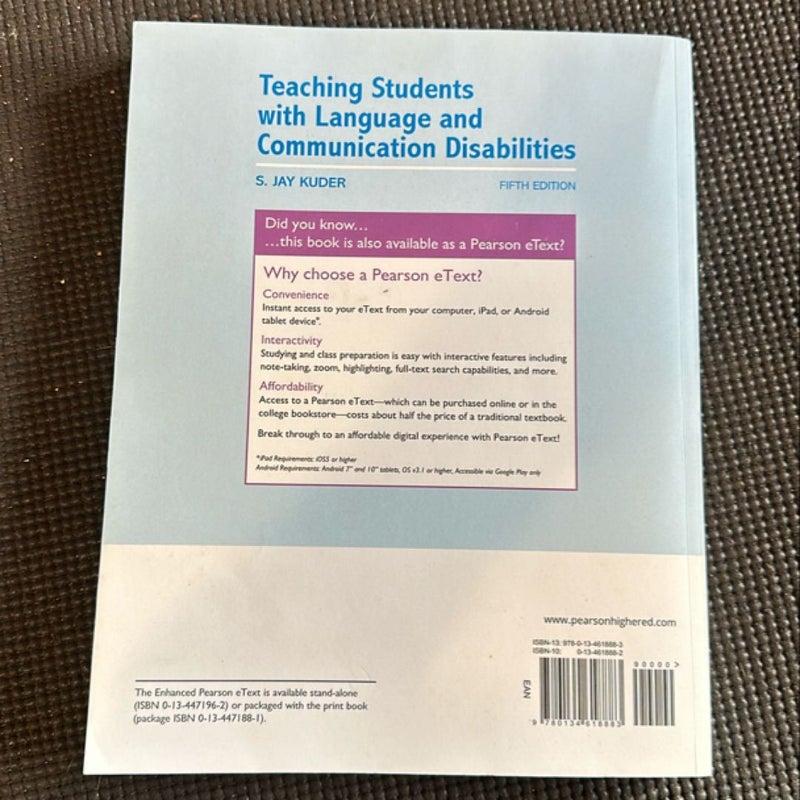 Teaching Students with Language and Communication Disabilities