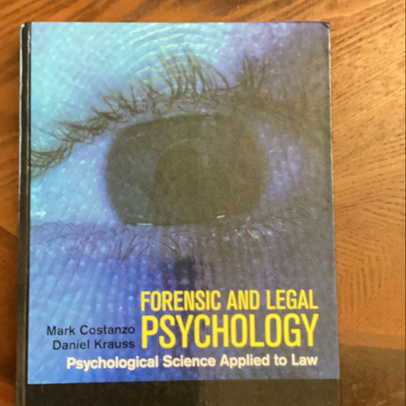 Forensic and Legal Psychology