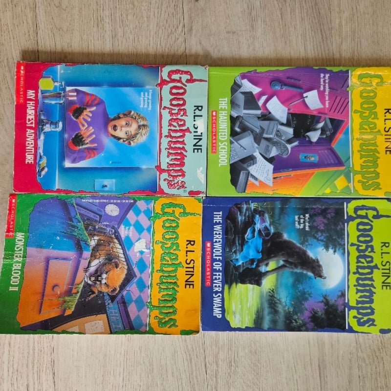 Goosebumps book lot 