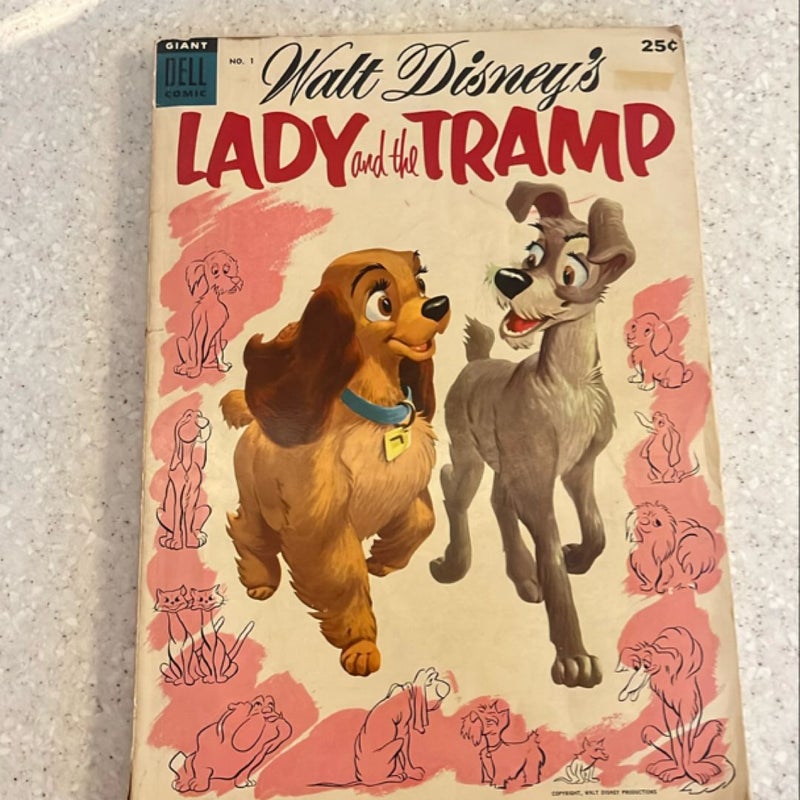 Giant Dell Comic No.1 Lady and the Tramp