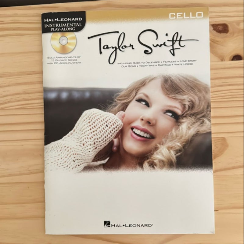 Taylor Swift Instrumental Play-Along for Cello (Book/Online Audio)