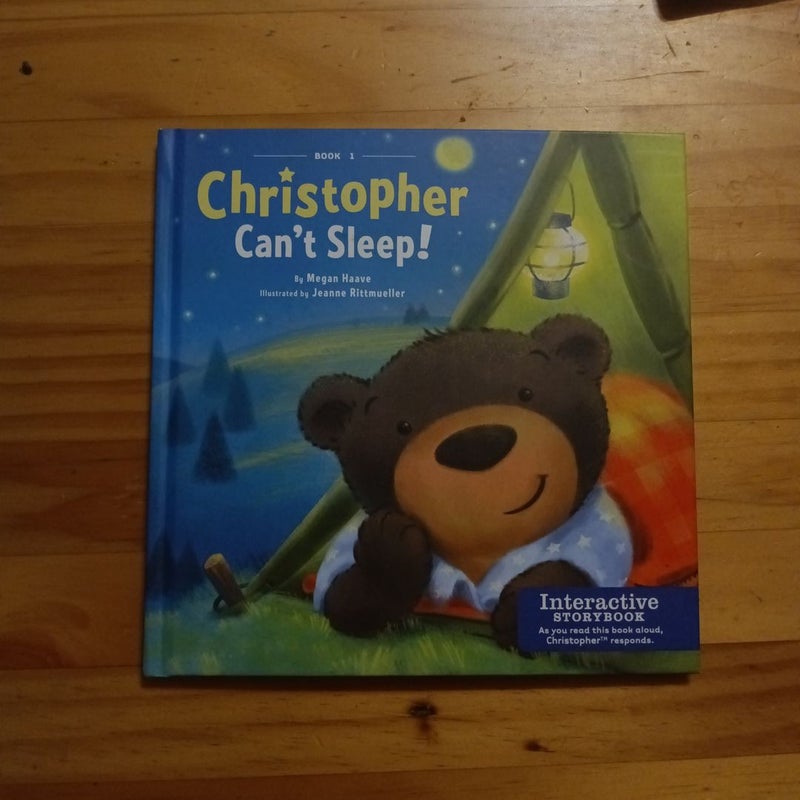 Christopher Can't Sleep Plush and Book Combo       (B-0583)