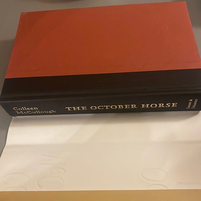 The October Horse (first edition)