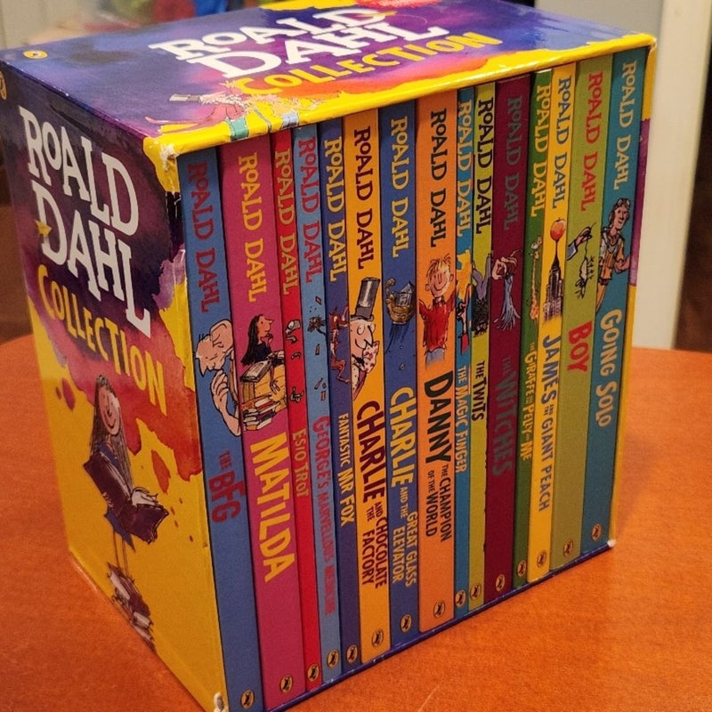 Roald Dahl 15-Book Boxed Set-PROP-RMS