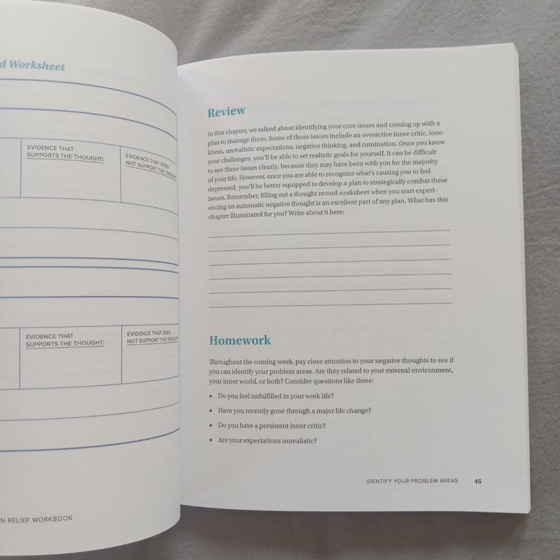 The 10-Step Depression Relief Workbook