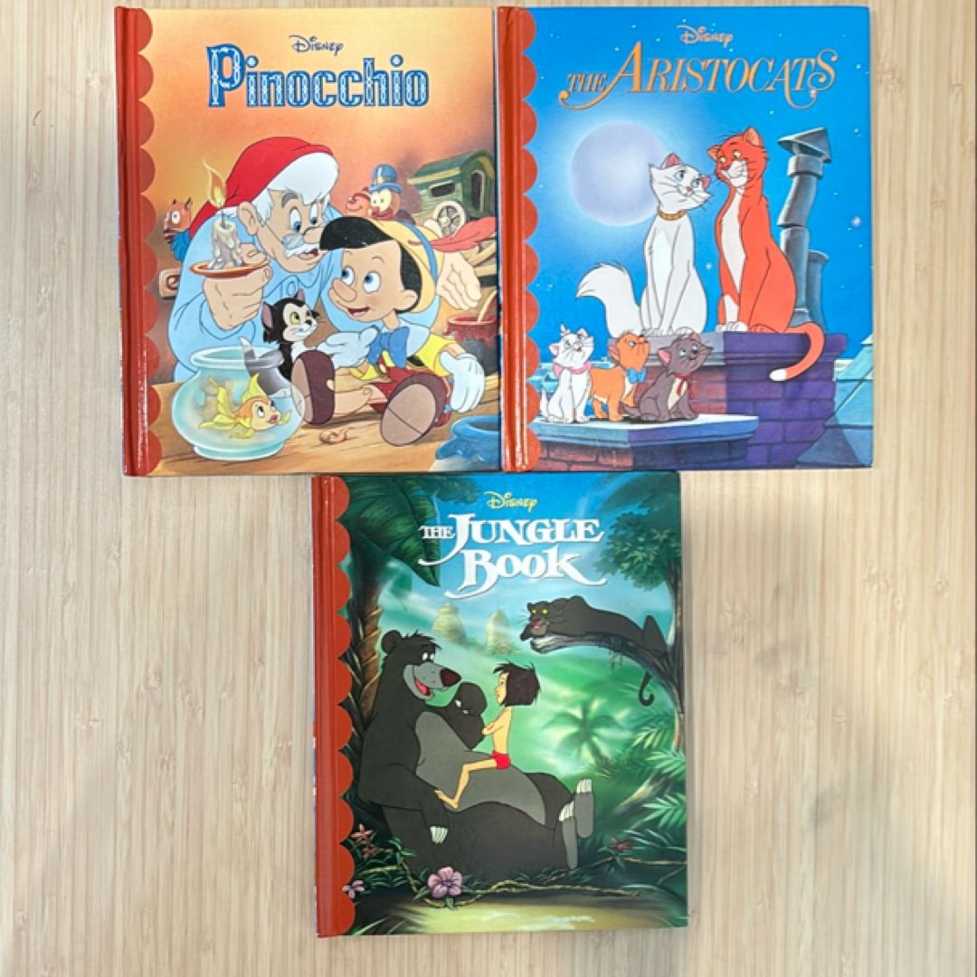 Pinocchio, The Aristocats, the Jungle Book
